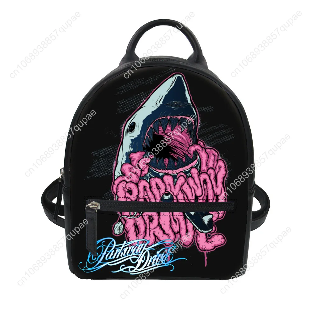 Parkway Drive Metal Band Custom Backpack Purse Womens Mens Carter Schoolbags Double Shoulder Bag Mini Daypack Leather Travel Bag