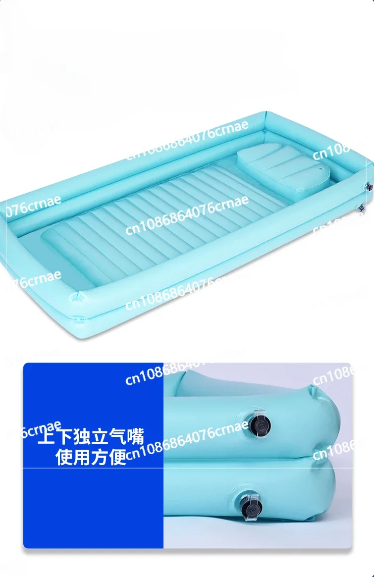 Paralyzed Elderly Bedridden Patient Bathing Bed Artifact Hemiplegic Elderly Care Inflatable Bath Bath Bed Door Bath