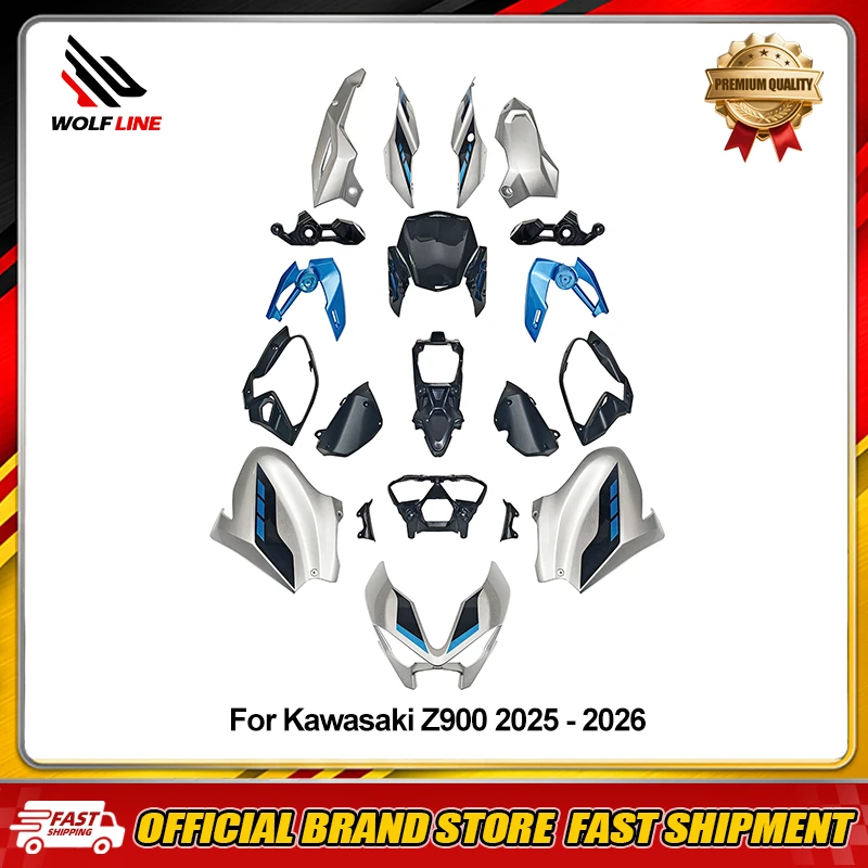 WOLFLINE Fairing Kits For Z900 2025-2026 Injection Bodywork Cowl Shell Panel For Kawasaki Z 900 ABS Plastic Cover