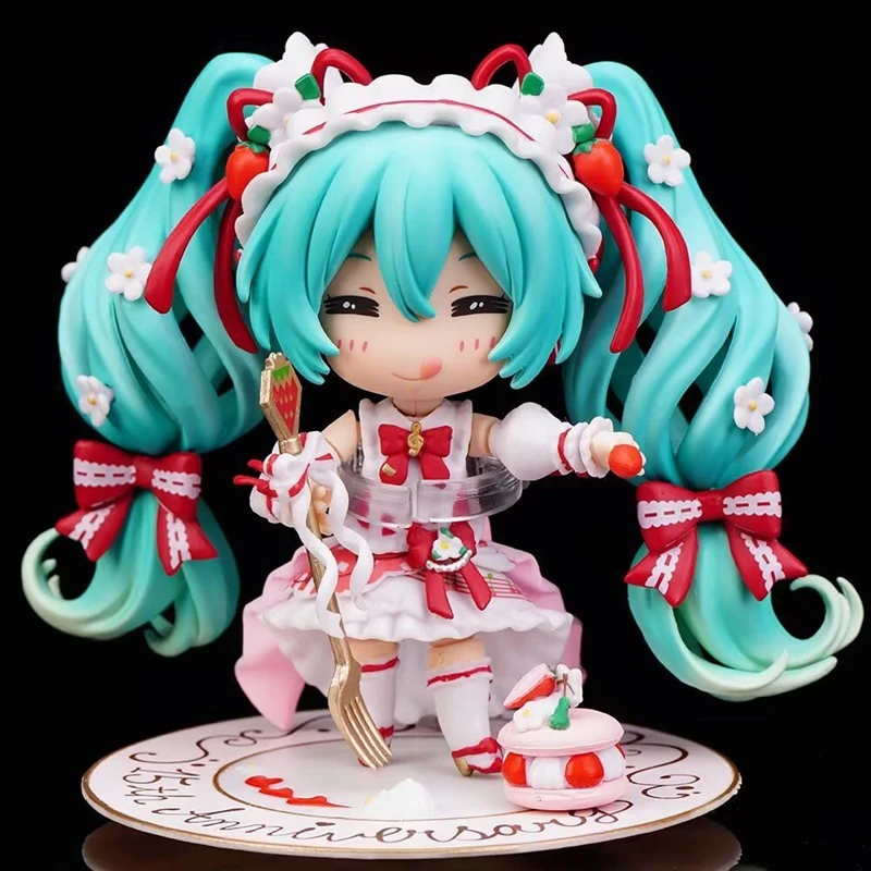 Figura DE ACCIÓN DE Hatsune Miku, modelo de colección de PVC de 10cm, cantante de Idol Virtual, #1939, #1940, regalos de navidad