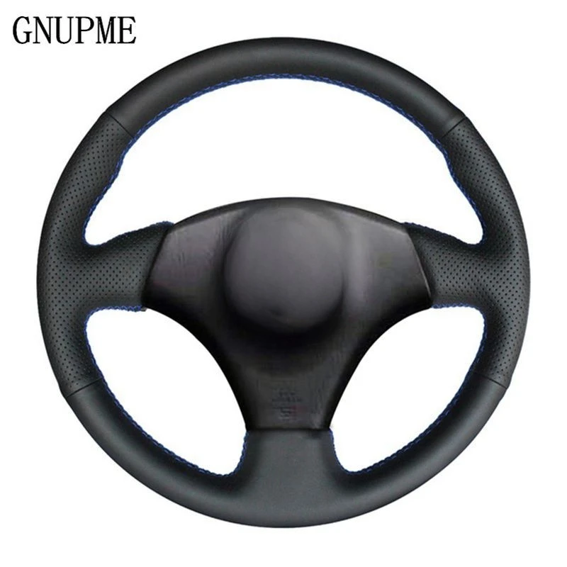 GNUPME Black Artificial Leather Car Steering Wheel Cover For Toyota Celica 1998-2005 RAV4 1998-2003 Corolla (US) 2003