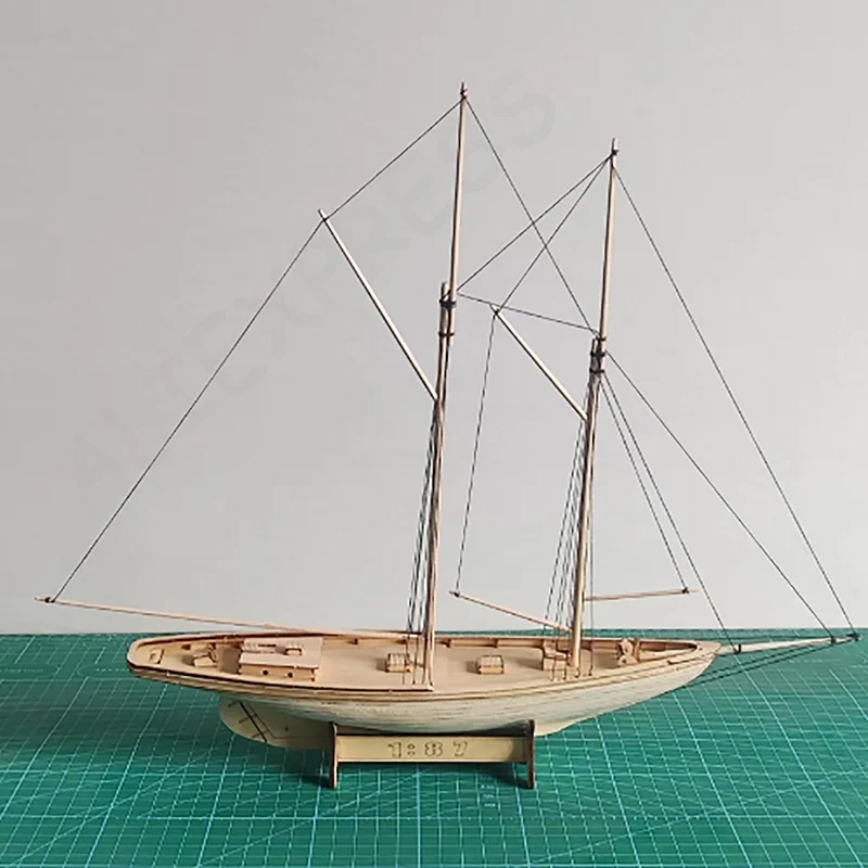 

New1:87 Ben Jamin W. Latham Sailing DIY Ship Assembly Model Classical Wooden Boat Decoration Wood