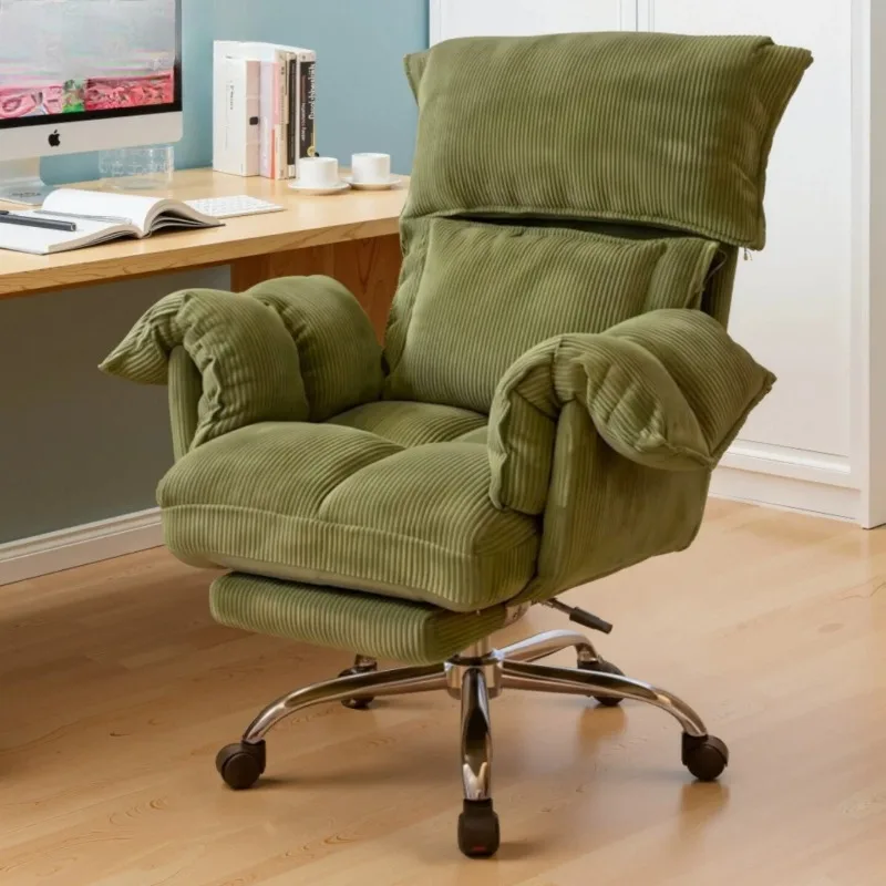 

90-160 Degree Tilt Computer Chair Zoned Thick Pad Long Sitting Gaming Stool Adjustable Backrest for Office Study Conference