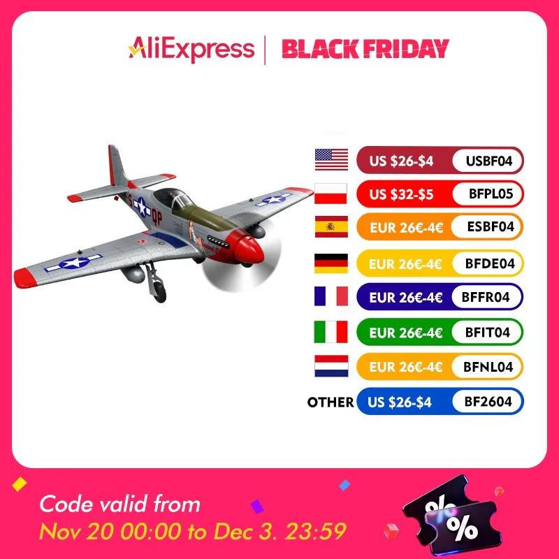 MO-FLY P-51D 1/16 مقياس 685 مللي متر جناحيها 2.4 جيجا هرتز 10CH المدمج في الدوران 3D/6G فرش EPP FPV RC طائرة شراعية BNF/RTF #1