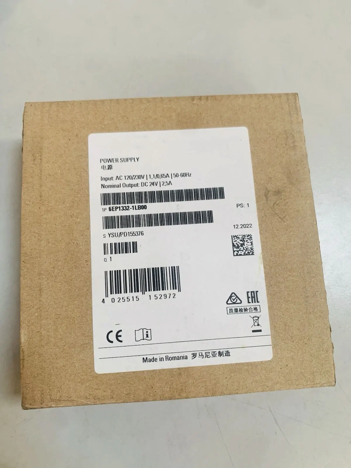 

Brand New 6EP1332-1LB00 6EP1332-4BA00 6EP1332-5BA00 Warranty One-year