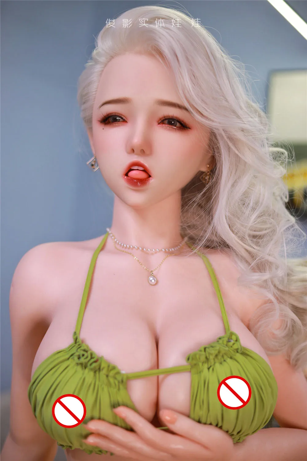 JYDoll 157cm Xiangcao Full Silicone Head and implanted hair Sex Doll Adult Realistic Sexy Doll real Vagina Big Breast Love Dolls