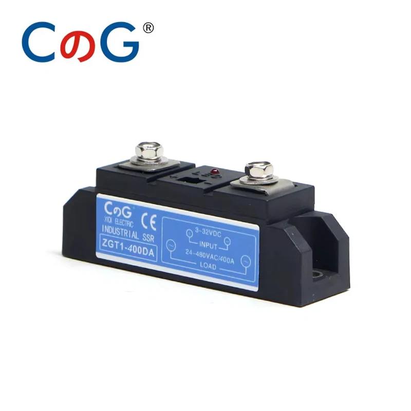 CG 300A 400A DA Industrial SSR High Current Power Auto Aluminum Heat Sink For Industrial Series DC to AC Solid State Relay