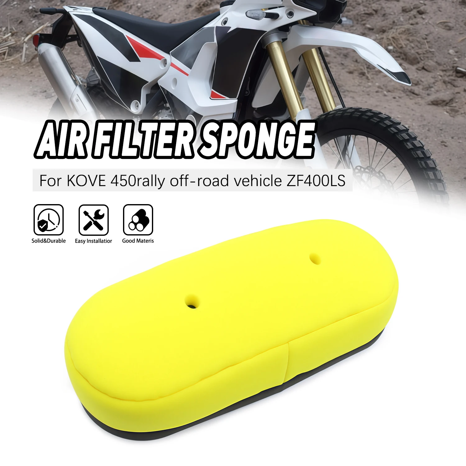 Air Filter Element reliable Replacement accessories moto For KOVE 450RALLY 450 Rally 450rally ZF400LS Motorcycle Parts
