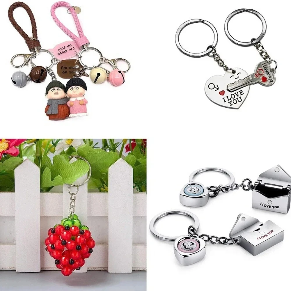 

50-100pcs Women Keychains Silver Circle for Making DIY Jewerly Necklace Keychains Accessories Wholesale 25mm