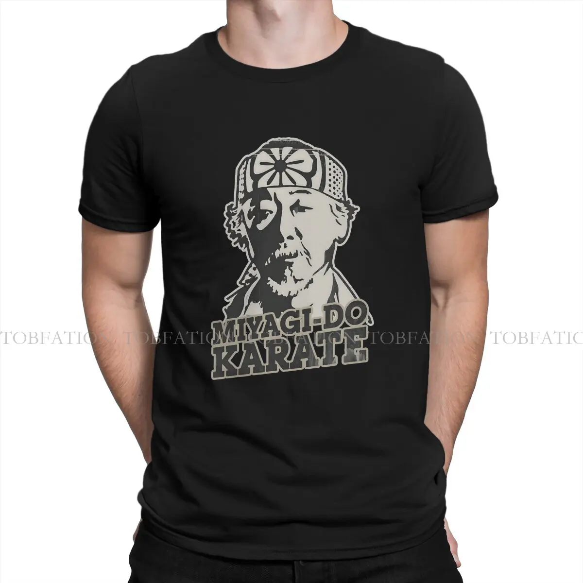 Cobra Kai Miyagi Do KARATE Tshirt Graphic Men Tops Vintage Fashion Summer Clothing 100% Cotton T Shirt