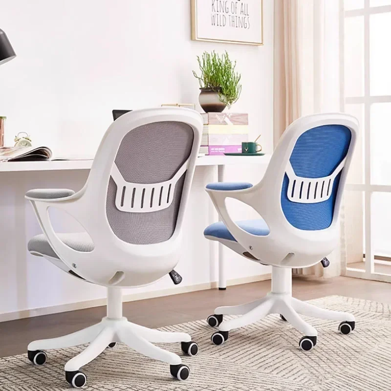 Ergonomic Computer Chair Mesh Wheels Iron Height Adjustable Gamer Pc Chair Writing Sedie Da Ufficio Office Furniture