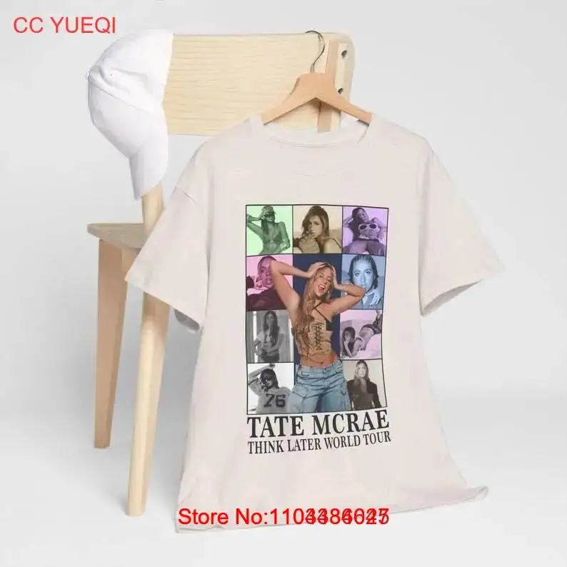 Tate Mcrae tour t-shirt Tate Mcrae think later World Tour print Tate Mcrae merch