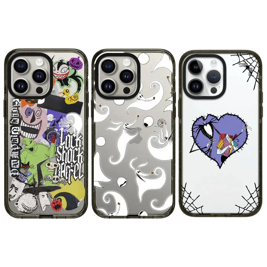 

Skull Halloween 2.0 Acrylic Black Border Magnetic Phone Case Cover for IPhone 12 13 14 15 16 17 Pro Max Case