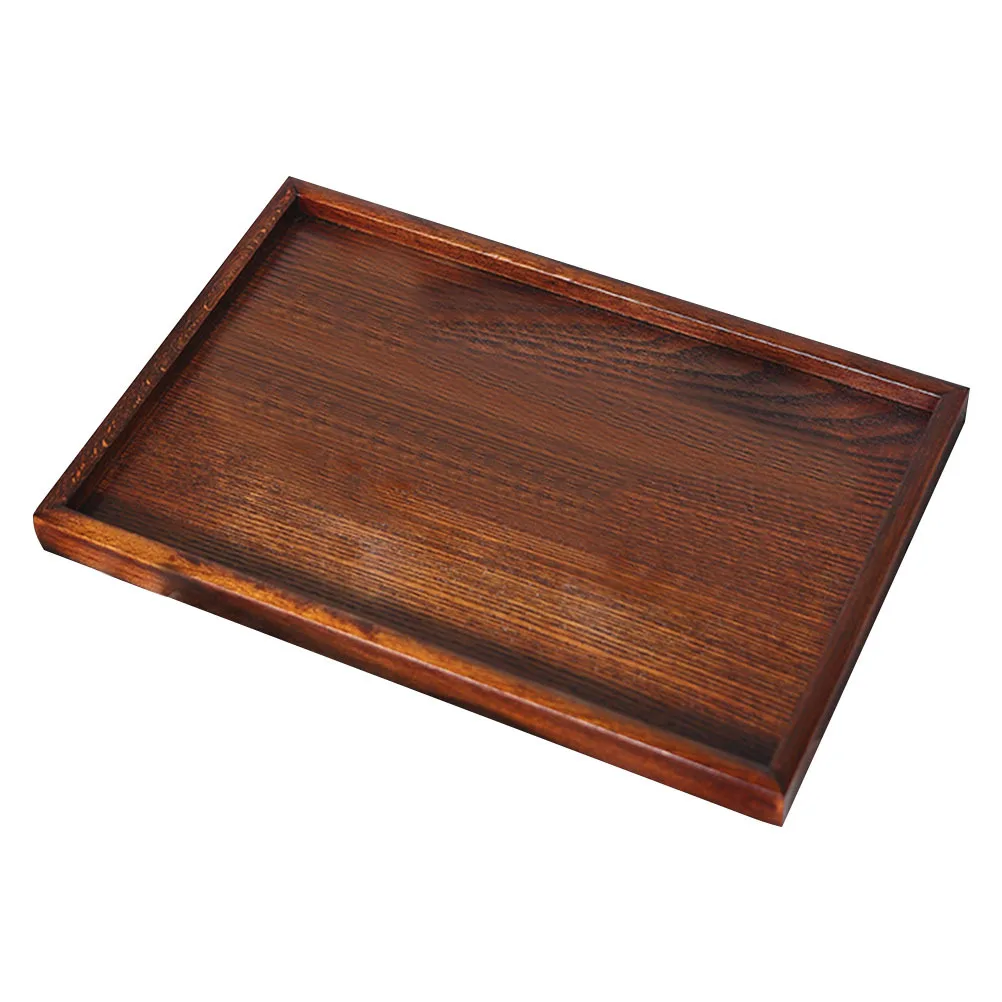 

Rectangular Wood Tray Practical Beautiful Dessert Severing Tray Nuts Dried Fruit Storage Wood Tableware Food Plate
