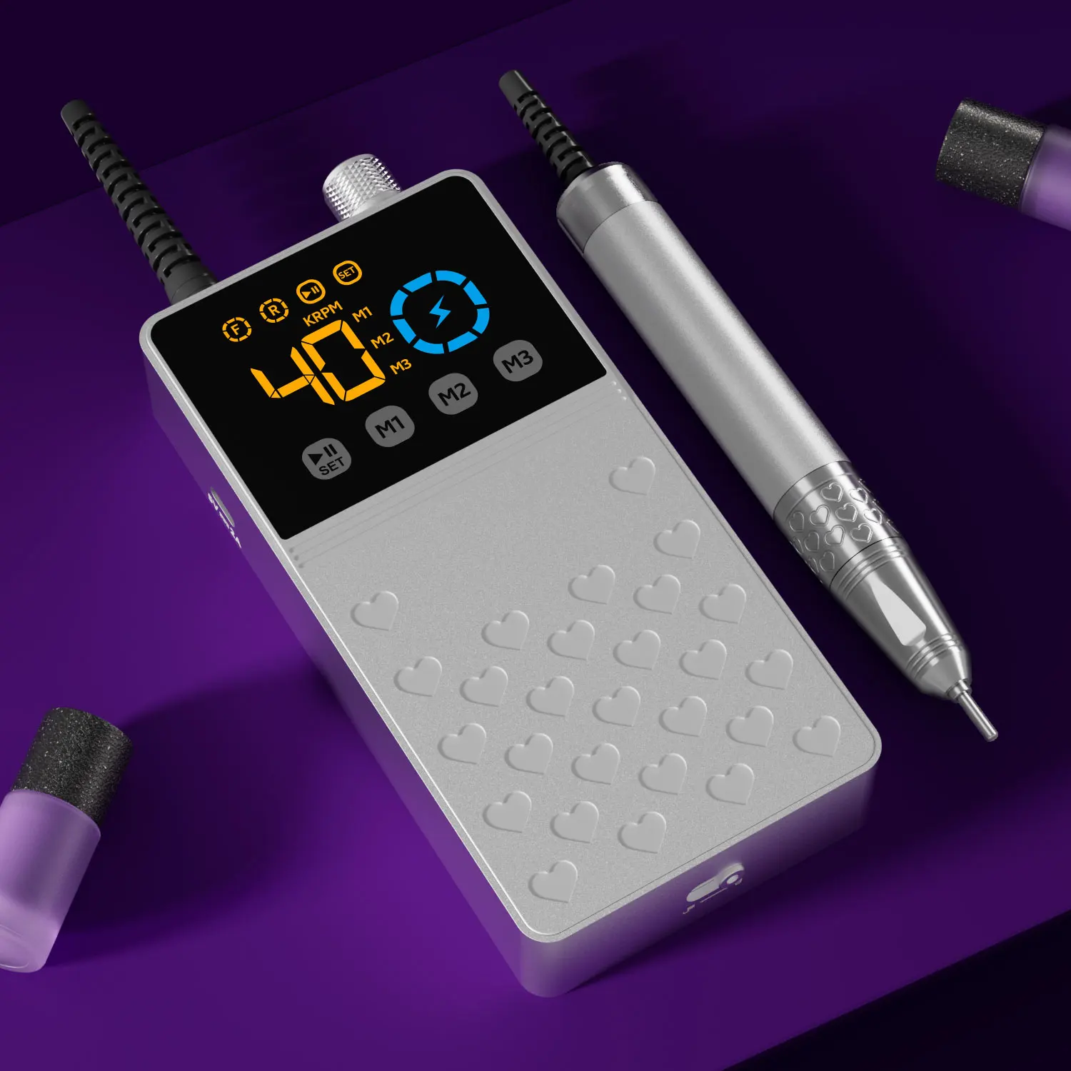 

New Arrival 40000rpm Nail Sander Portable Powerful 75w Electric Brushless Nail Drill Machine