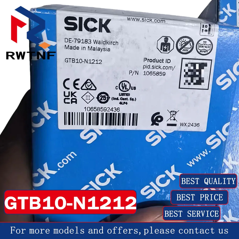 

Brand New Genuine GTB10-N1212 SICK Photoelectric switch sensor,100% original warehouse stock