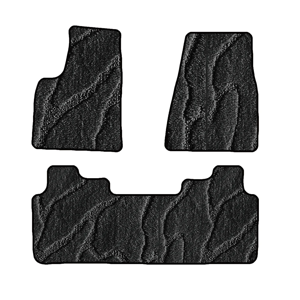 

Car Floor Mats Full Set For Tesla Model S 2013-2015 Water Wave Pattern Car-Specific Fit Waterproof Car Mat Interior Accessories
