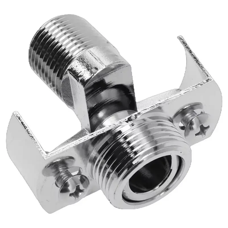 A02F-Faucet Adapter Adjustable Angle Bent Foot Eccentric Screw Shower Conversion Foot Corrector Correction Accessories