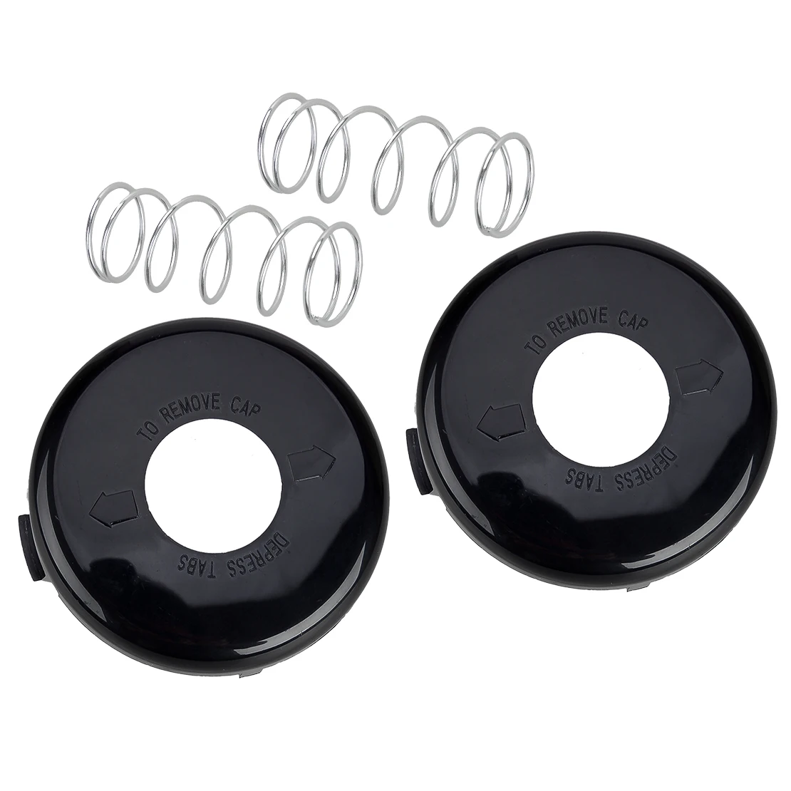 

73-8200 2 Sets Trimmer Spool Line Covers Caps with Springs Fit for Toro 51259 51301 51302 51303 51304 51305 51306 51307 88026