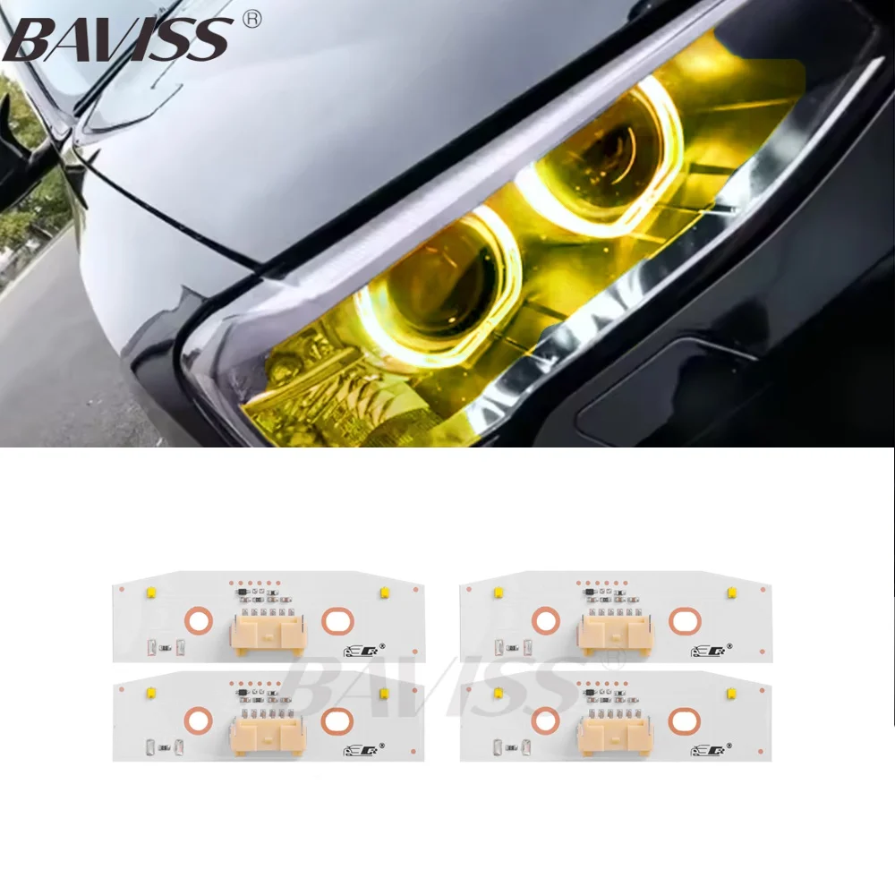 

For BMW F25 X3 F26 X4 CSL Yellow DRL LED Red Amber daytimerunning ligh F45 1308310415 LED Headlights board DRL module 2014-2018
