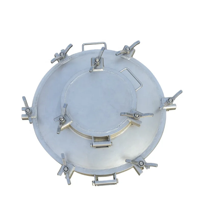 

Hot Sale DN500 Double-layer Small Stainless Steel Quick-open Manhole Cover