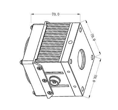 YIXIST YPM-8203-01-FL 2W Thermopile Power Detector 0.01-2W 0.19-20um  maximum average power density 10kW/c