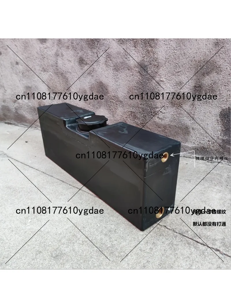 20L Vertical Flat Water Tank Experimental Equipment Small Square Bucket Car Camping Water Storage Bucket Food Grade PE