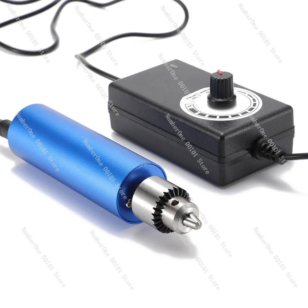New stepless speed regulation handheld mini metal small electric grinding, multi-functional blue grinding engraving Wenwan small