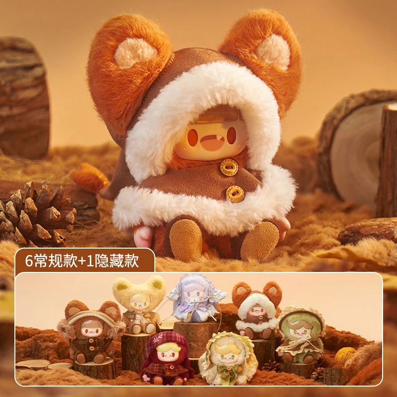 

Adou Blind Box Adou Four Seasons Collector Series Blind Doll Kawaii Vinyl Face Mystery Box Bag Pendant Keychain Collection Gifts