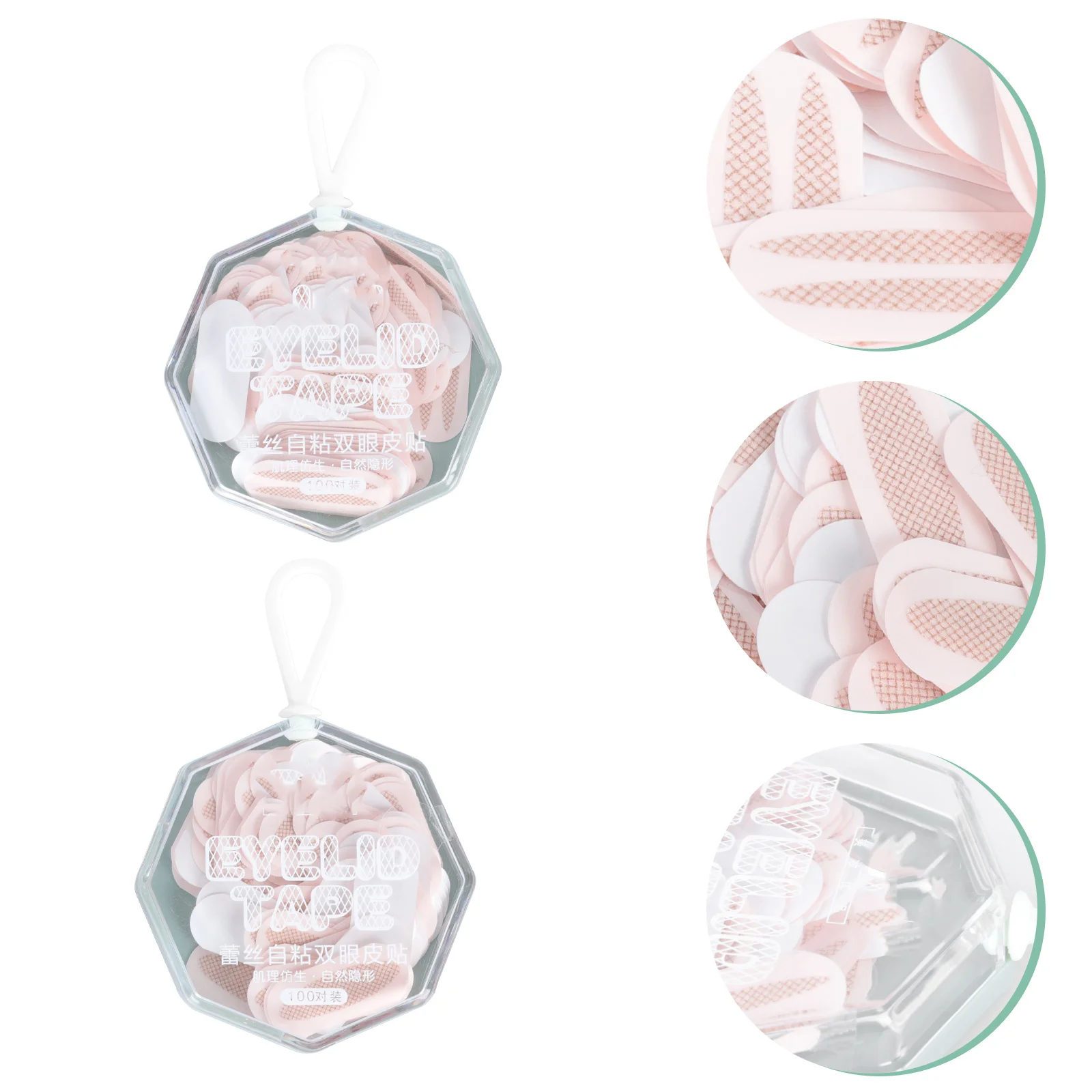 200 Paar doppelte Augenlid-Klebebänder, natürlich, unsichtbar, atmungsaktiv, Augenlid-Aufkleber, langlebig, fest, Augen-Make-up-Werkzeug, Formung