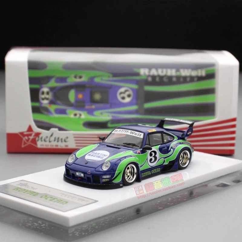 Fuelme 1:64 993 RWB Resina Brinquedos Veículo Motor Diecast Metal Modelo Presentes