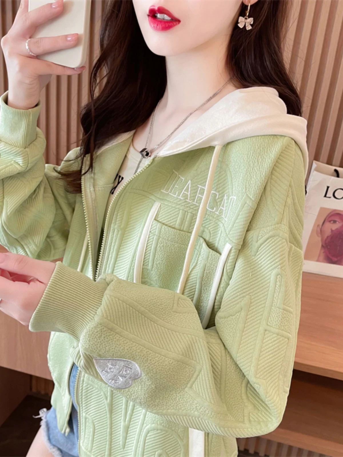 

Baseball Jackets Japanese Womens Winter Quilted College Hooded Boyfriend Thermal Silhouette Anti-Freezing Overlong Baggy Outdoor