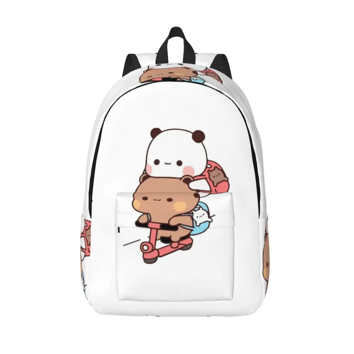 

Peach And Goma Bubu Dudu Balloon Student Backpack School Bag Hiking Travel Daypack for Men Women Bookbag Shoulder Bags