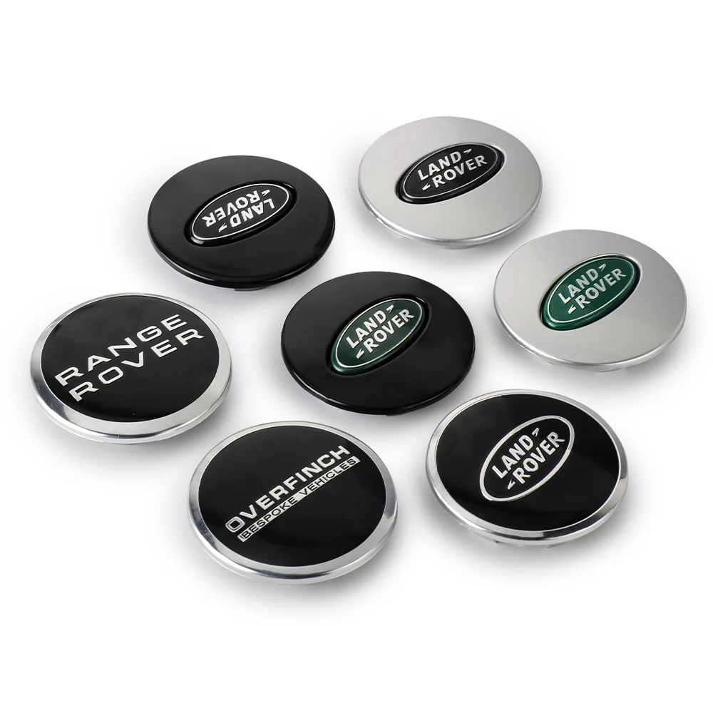 4 peças de 62mm Tampas de Centro de Roda com Emblema para Land Rover Freelander L462 Sport L319 Range Evoque Discovery Acessórios Automotivos