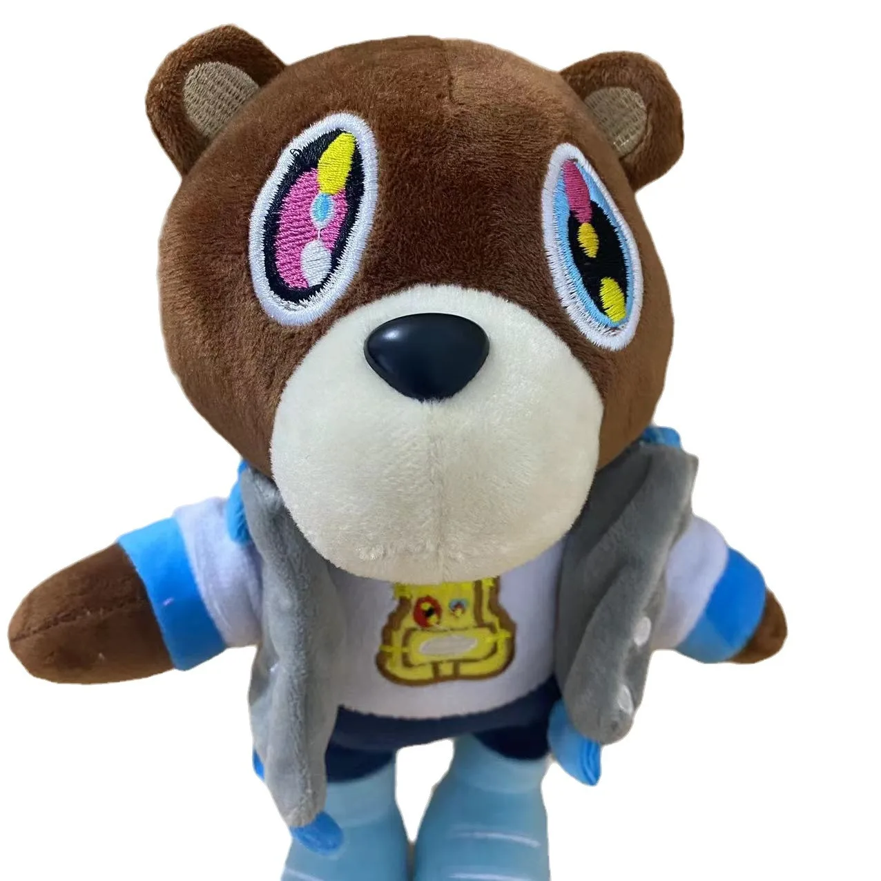 26CM Kawaii Kanye Dropout Bear Teddy Bear Plush Toys Doll Kanye West Graduation Soft Stuffed Home Room Decor Birthday Gift