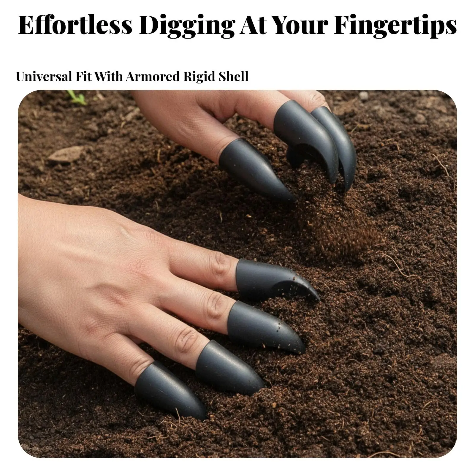 30 Pieces Finger Sleeve with Claw Lightweight Gardening Claw Hollow for Planting