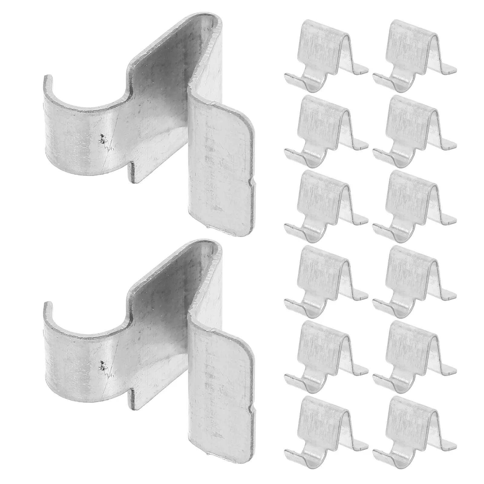 20Pcs Cabinet Shelf Clips Metal Shelf Holders Pegs Stainless Steel Heavy Duty Support Bracket for Office Locker Storage Closet view 3