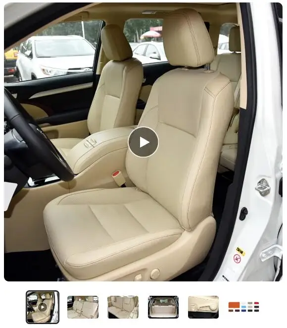 Für Tesla Model S 2016 2017 2018 2019 2020 2021 Vegane Nappa-Leder Maßgefertigte Autositzbezüge Komplettset Schutz-Zubehör – Detail 1