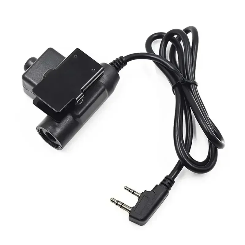 Taktische u94 ptt kabel stecker headset adapter für kenwood baofeng UV-5R UV-5RE plus BF-888S UV-6R h777 walkie talkie ham radio