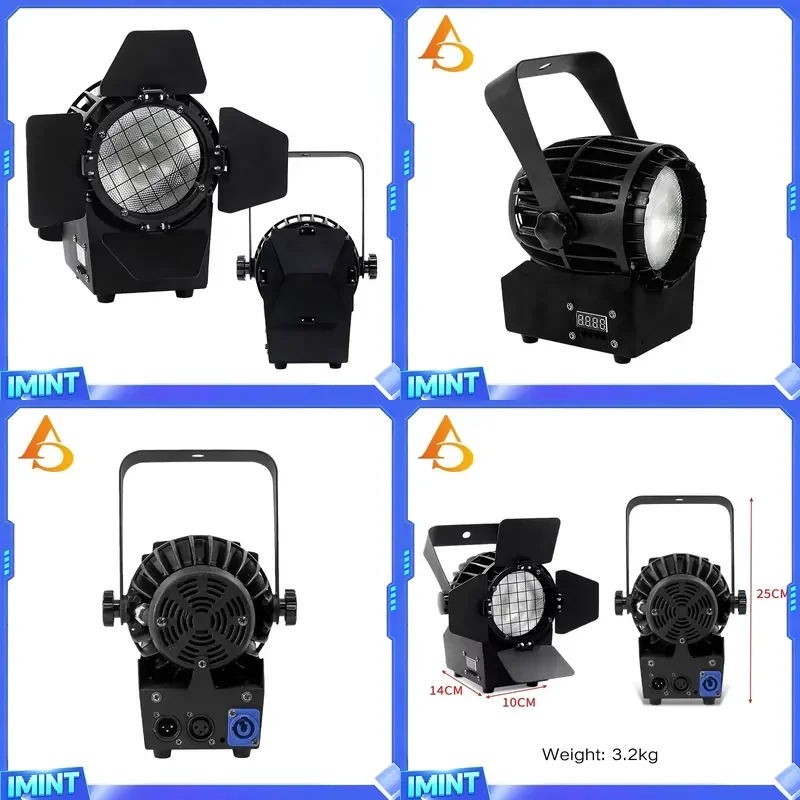 AICPOSE Best Price 200w Warm Cold White Dmx512 Led Filmgear Fresnel Light Rgbw Audience Light