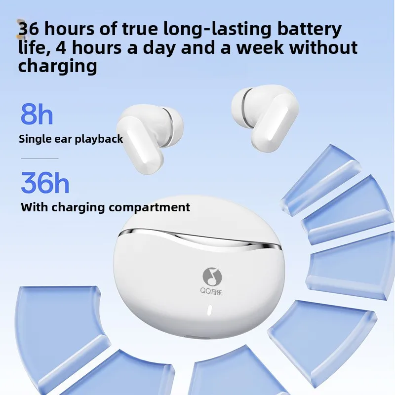 الأصلي QQ الموسيقى A05 Lecoo TWS سماعة سماعة لاسلكية تعمل بالبلوتوث 5.1 سماعة ميكروفون مقاوم للماء الرياضة سماعات الحد من الضوضاء سماعات الأذن