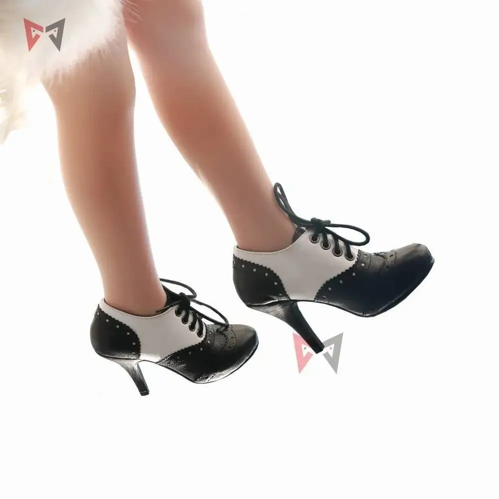

New Cosplay Costume Accessories 100cm Height Doll High Heel White Black Shoes Custom Made For Party Halloween