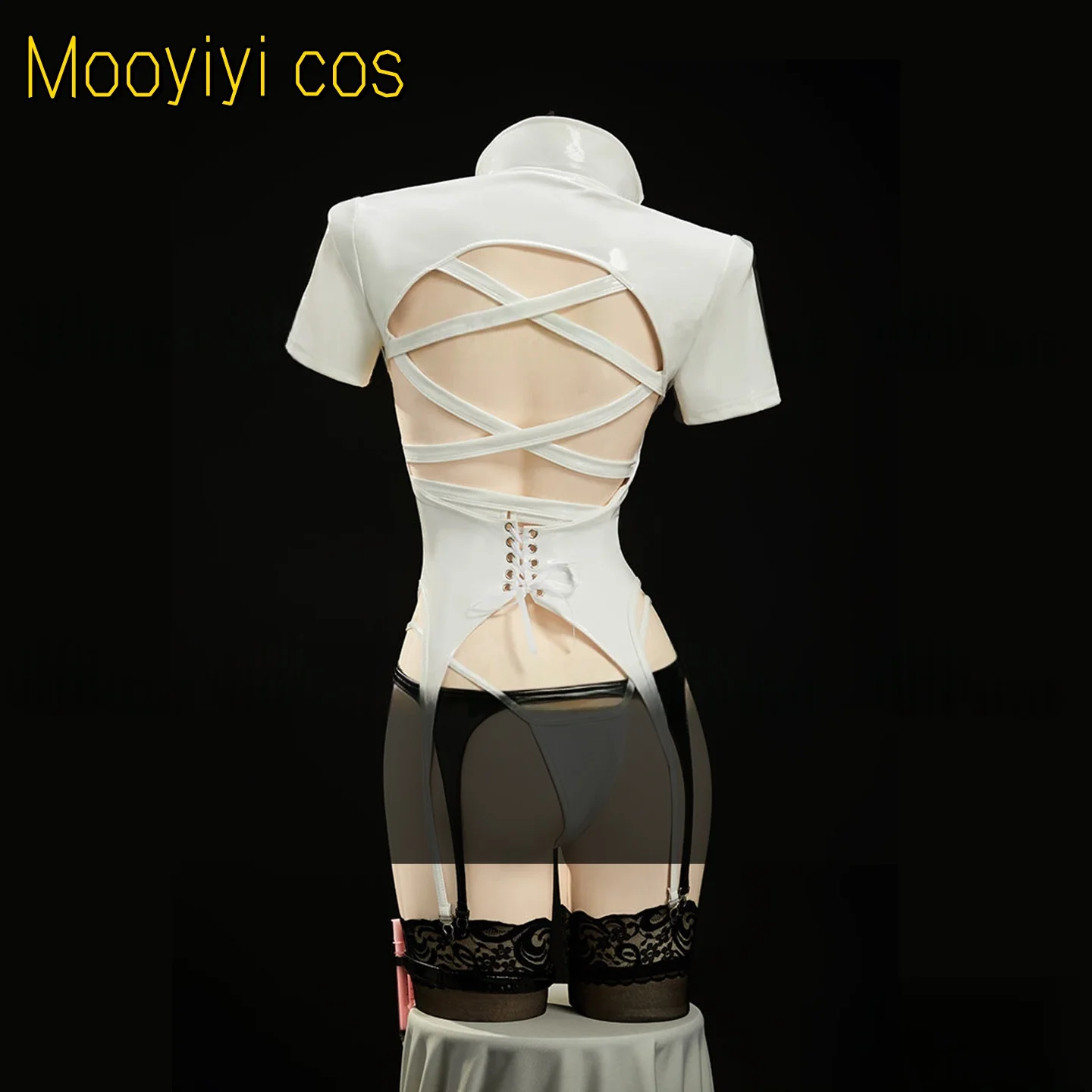 新しいティファコスプレ衣装ゲーム FF コスプレセクシーな白いドレスハロウィンクリスマスロールプレイングパーティー白ナース制服置物