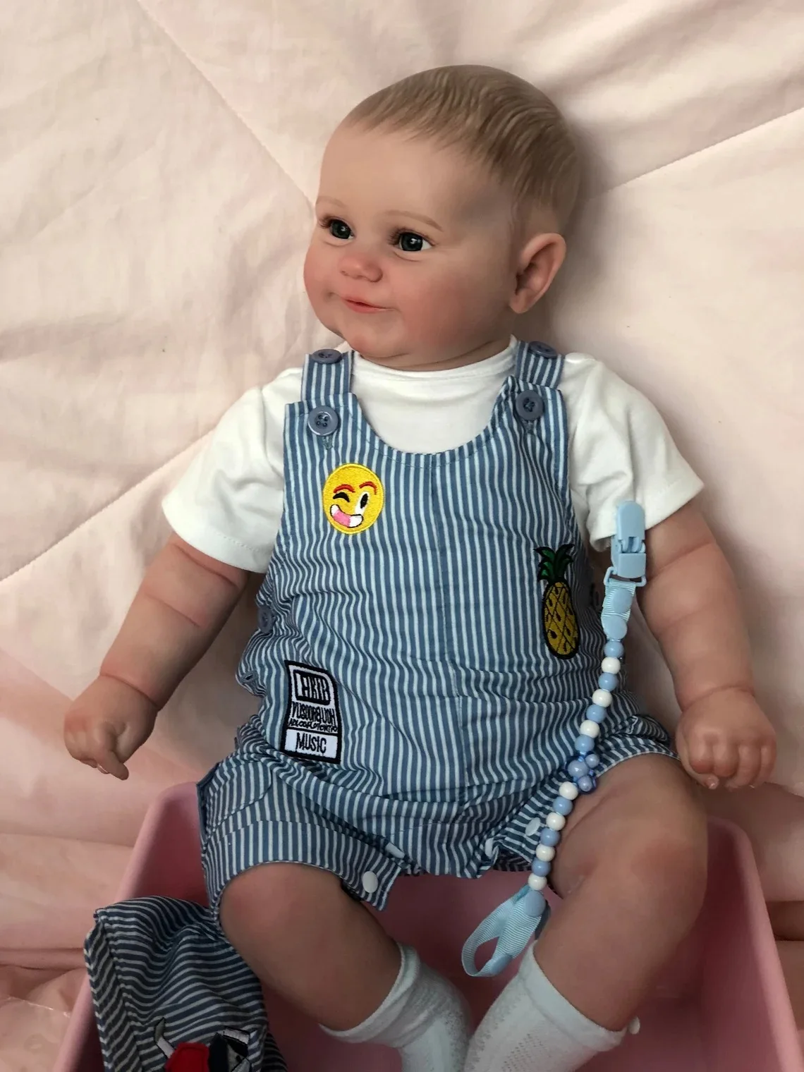 Silicone Reborn Baby Dolls Boy 23 Inch Realistic Newborn Baby Dolls Lifelike Real Baby Dolls That Look Real Soft Body Perfect