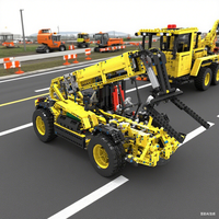 1476 Pcs C-ModelTelescopic handler Engineering Vehicle Custom MOC diy Education Model Building Blocks Birthday Toys Gift