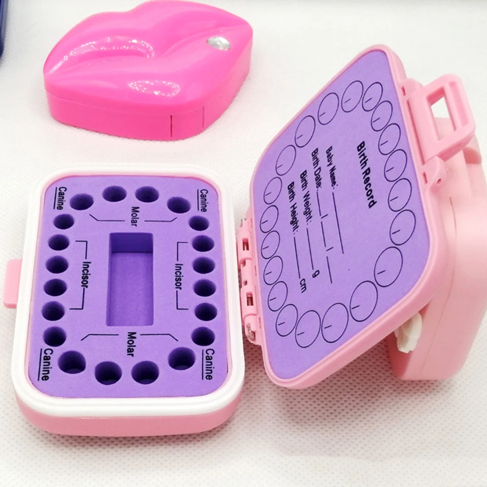 

Tooth Keepsake Box For Kids Baby Teeth Storage Box With Labels Deciduous Teeth Holder Memorial Gift For Children