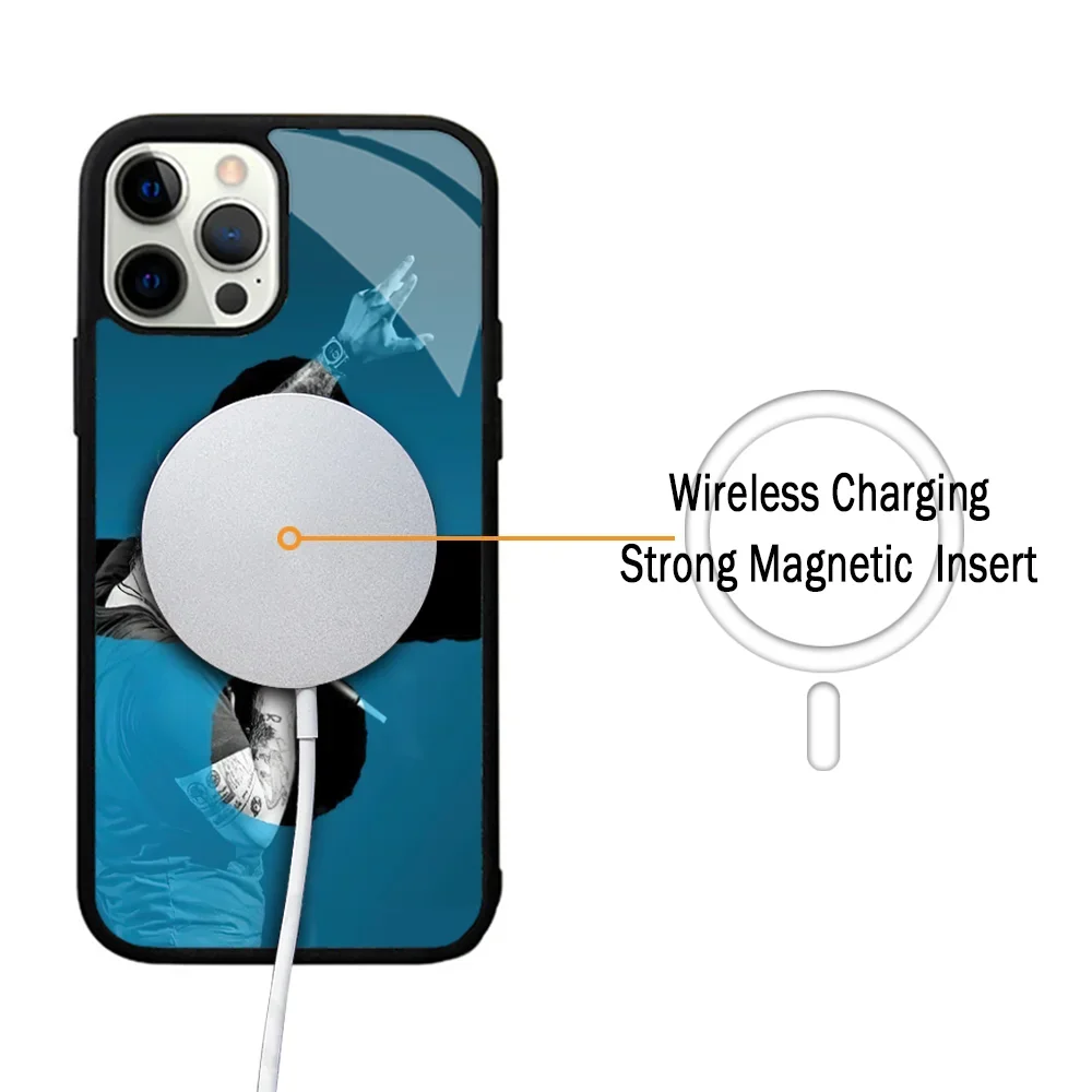 Ed Singer S-Sheerans Phone Case For IPhone 11 12 13 14 15 Plus Pro Max Mirror Acrylic Cover For Magsafe Wireless Charging