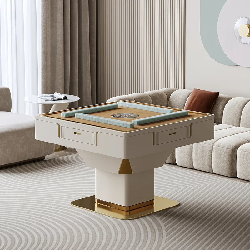 

Xl Stone Plate Lifting Coffee Table Mahjong Table Dining Table Double-Use Mahjong Machine Multifunctional