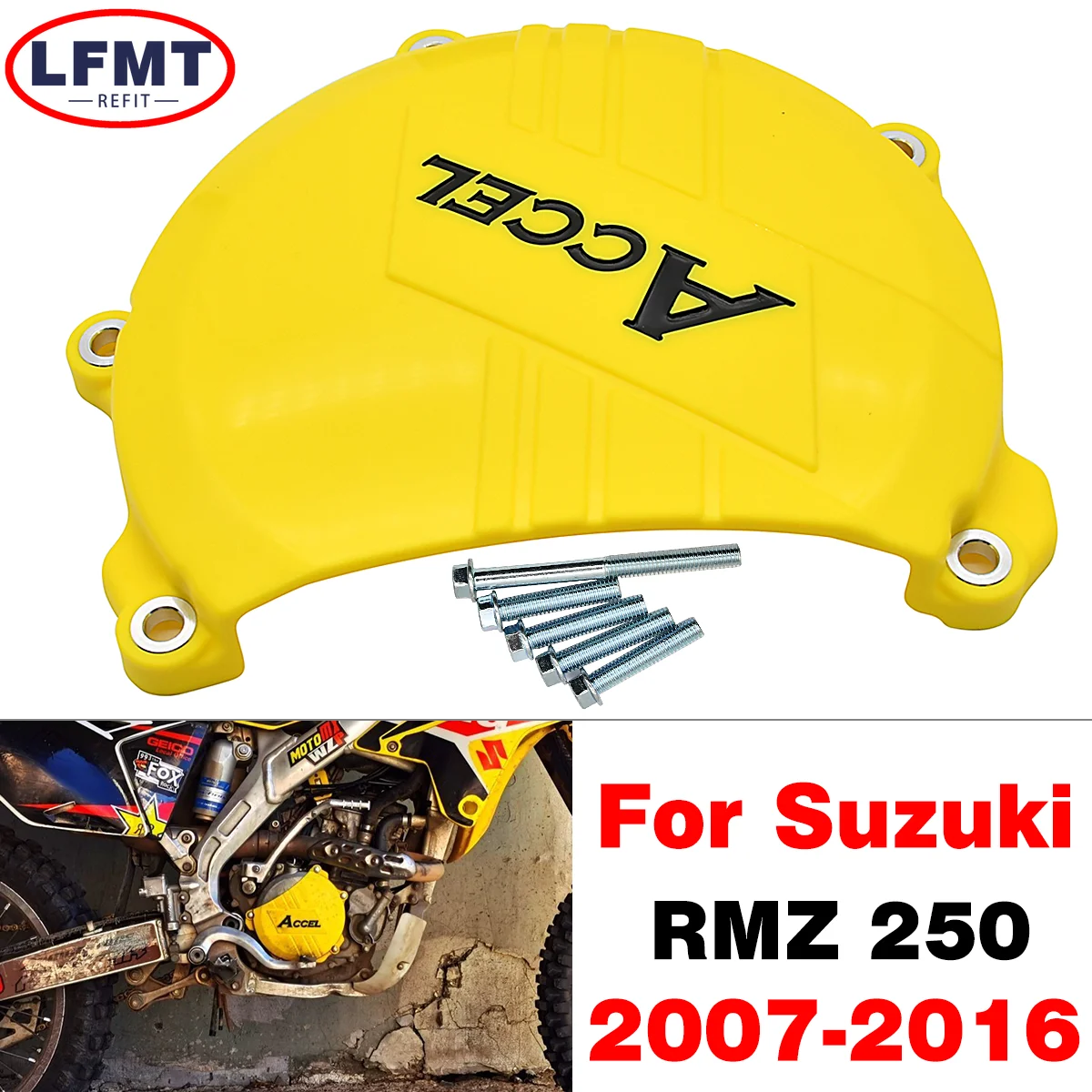 

For Suzuki RMZ250 250RMZ RMZ 250 RM Z250 2007 2008 2009 2010 2011 2012 -2016 Motorcycle Accessories Clutch Guard Cover Protector