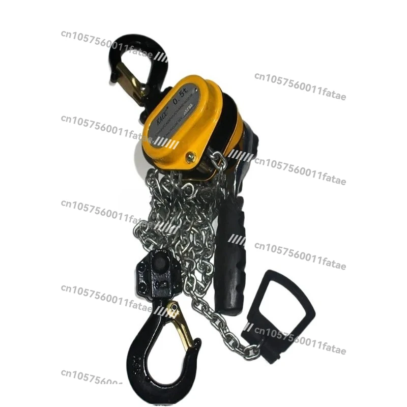 

Mini Hand Chain Hoist Hook， Portable Manual Lever Block Lifting Hand-cranked Gourd 0.25/0.5 Ton 1.5/3Meter